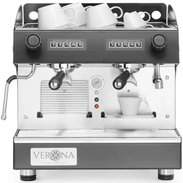 Espressomachine | JULIA COMPACT | Zwart | Automatisch | 2 Groepen | Boiler 6.5L | 230V | 475x563x530(h)mm
