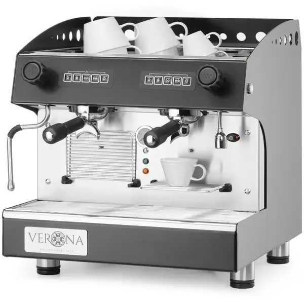 Espressomachine | JULIA COMPACT | Zwart | Automatisch | 2 Groepen | Boiler 6.5L | 230V | 475x563x530(h)mm
