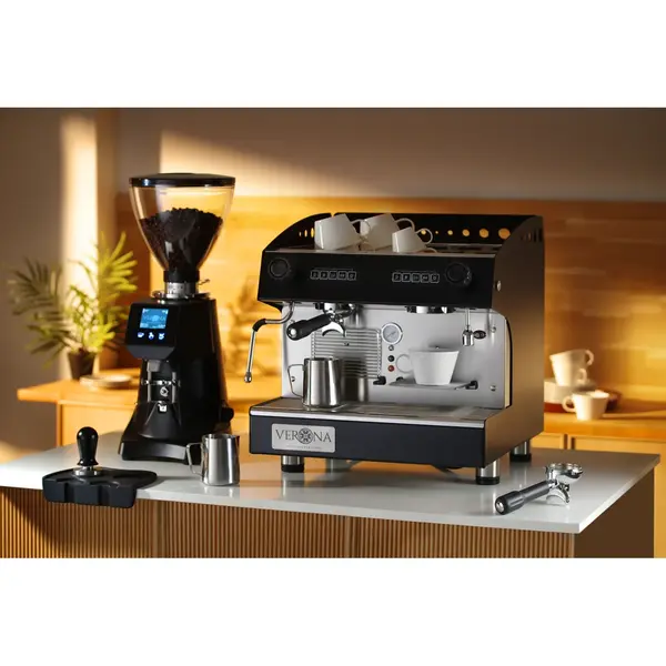 Espressomachine | JULIA COMPACT | Zwart | Automatisch | 2 Groepen | Boiler 6.5L | 230V | 475x563x530(h)mm