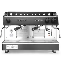 Verona Espressomachine | JULIA | Zwart | Automatisch | 2 Groepen | Boiler 11L | 230V | 665x563x530(h)mm
