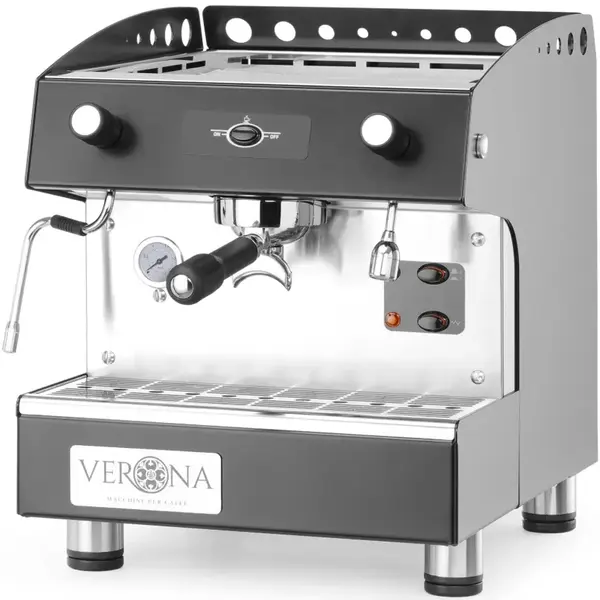 Espressomachine | ROMEO EASY | Zwart | Semi-Automatisch | 1 Groep | Boiler 3L | 230V | 375x530x485(h)mm