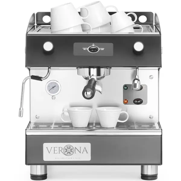 Espressomachine | ROMEO EASY | Zwart | Semi-Automatisch | 1 Groep | Boiler 3L | 230V | 375x530x485(h)mm