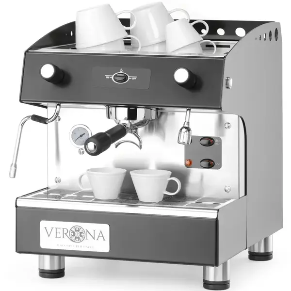 Espressomachine | ROMEO EASY | Zwart | Semi-Automatisch | 1 Groep | Boiler 3L | 230V | 375x530x485(h)mm