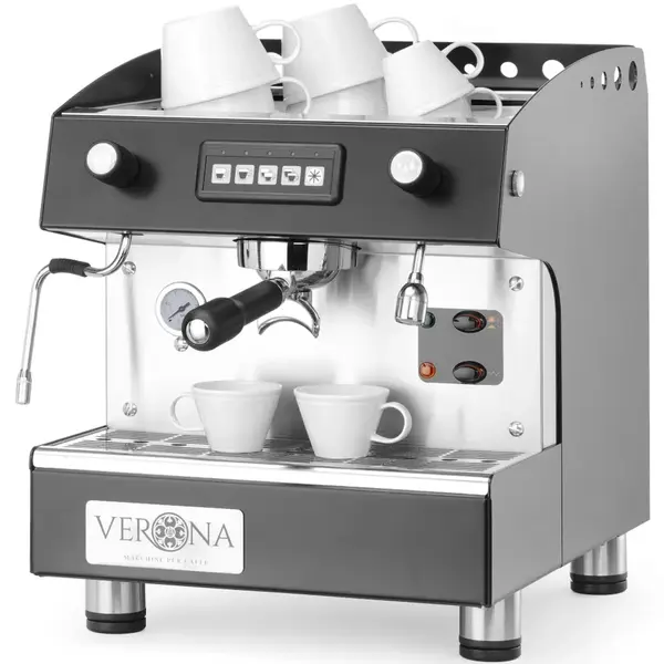 Espressomachine | ROMEO | Zwart | Automatisch | 1 Groep | Boiler 3L | 230V | 375x530x485(h)mm