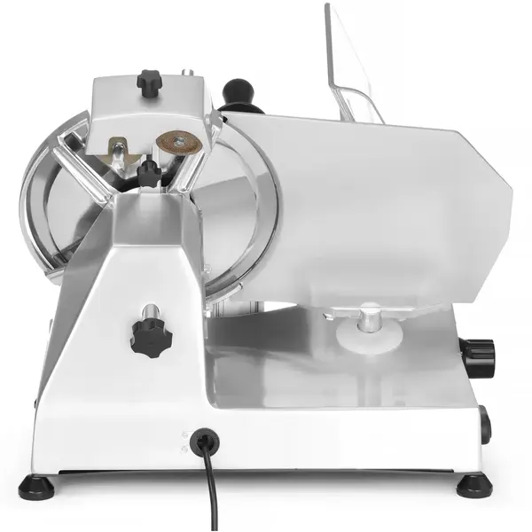 Vleessnijmachine | Mes Ø250mm | Capaciteit 220x190mm | Snijdikte 0-16mm (Traploos) | 0.22kW (230V) | 620x425x370(h)mm