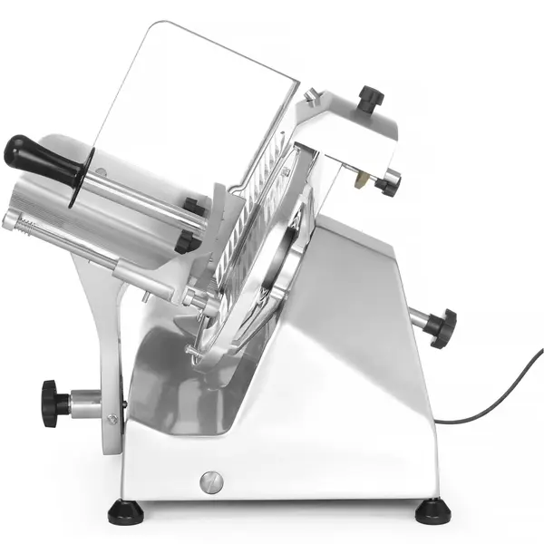 Vleessnijmachine | Mes Ø250mm | Capaciteit 220x190mm | Snijdikte 0-16mm (Traploos) | 0.22kW (230V) | 620x425x370(h)mm