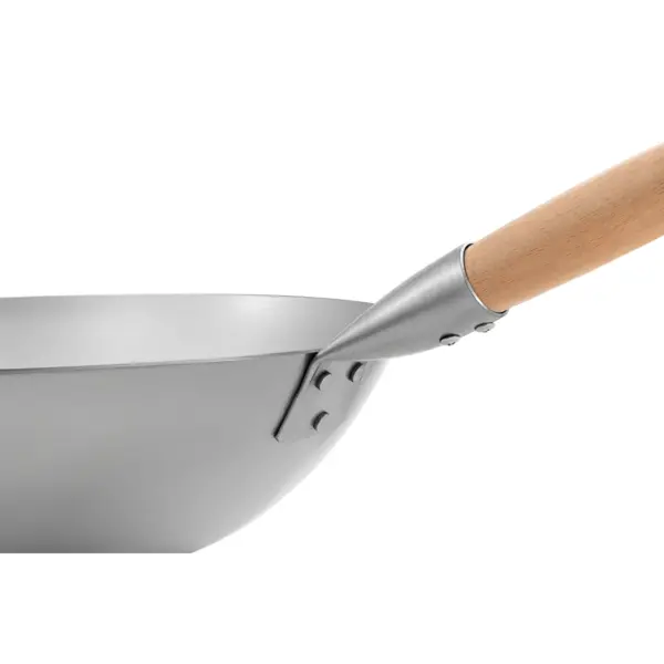 Wokpan | Staal | 8L | Gas/ Inductie | Ronde Bodem | Ø360x215(h)mm