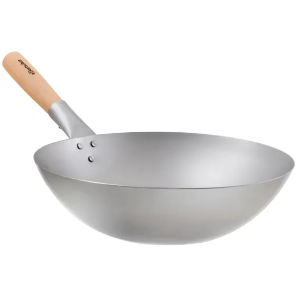 Wokpan | Staal | 8L | Gas/ Inductie | Ronde Bodem | Ø360x215(h)mm