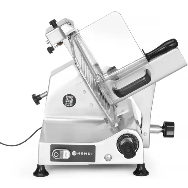 Vleessnijmachine | Mes Ø300mm | Capaciteit 220x210mm | Snijdikte 0-16mm (Traploos) | 0.25kW (230V) | 650x485x440(h)mm
