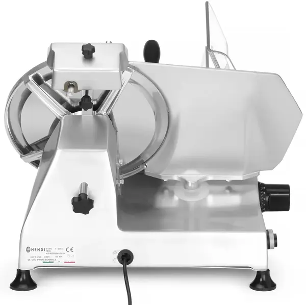 Vleessnijmachine | Mes Ø300mm | Capaciteit 220x210mm | Snijdikte 0-16mm (Traploos) | 0.25kW (230V) | 650x485x440(h)mm