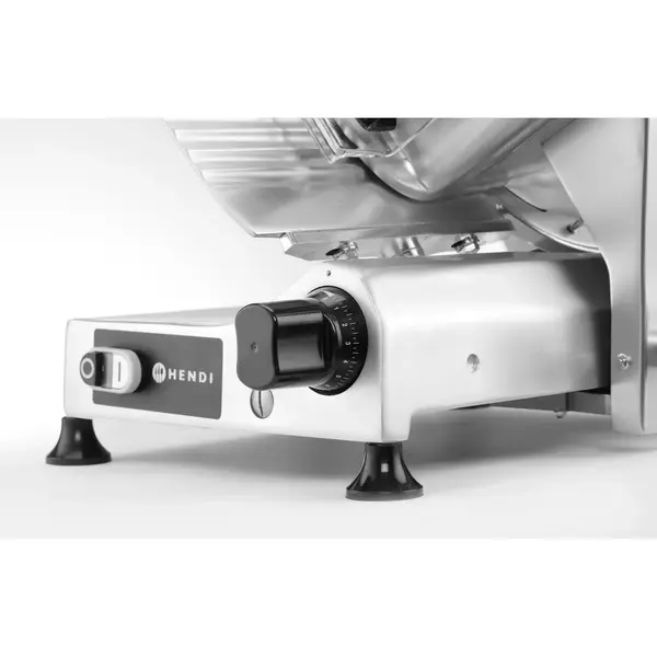 Vleessnijmachine | Mes Ø300mm | Capaciteit 220x210mm | Snijdikte 0-16mm (Traploos) | 0.25kW (230V) | 650x485x440(h)mm