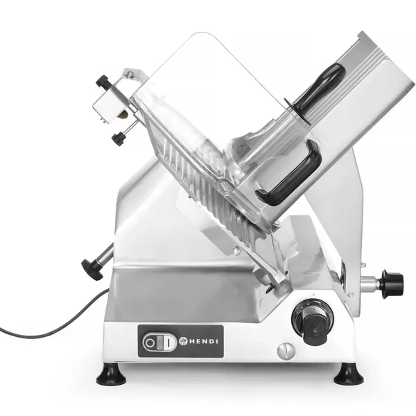 Vleessnijmachine | Mes Ø350mm | Capaciteit 310x260mm | Snijdikte 0-16mm (Traploos) | 0.37kW (230V) | 890x585x480(h)mm