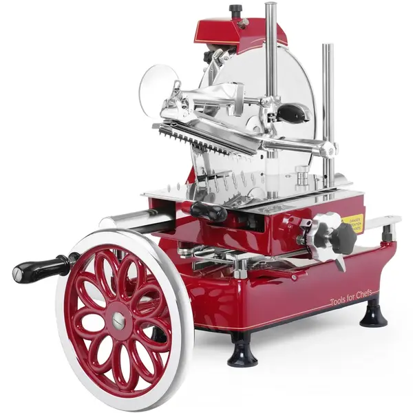 Vleessnijmachine | RETRO | Mes Ø300mm | Capaciteit 230x180mm | Snijdikte 0-2.5mm | 720x600x740(h)mm