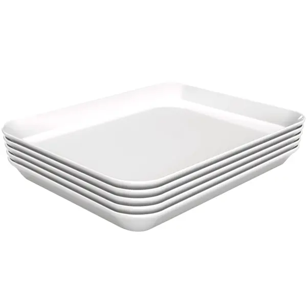 Schalen | Melamine | Wit | 5 Stuks | 150x190x17(h)mm