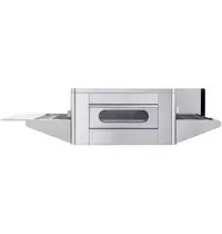 HENDI Tunneloven | Elektrisch | Ca. 137/uur (Ø26cm) | Band 65cm | ≤350°C | 18.4kW (400V) | Stapelbaar | Touchscreen | 2070x1320x560(h)mm 