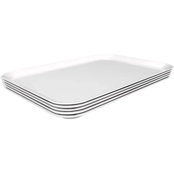 Schalen | Melamine | Wit | 5 Stuks | 280x420x17(h)mm