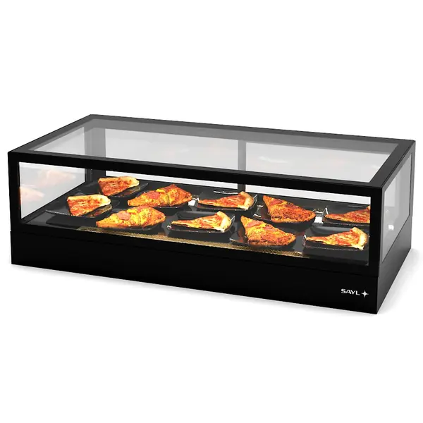 Warmhoudvitrine | INTEGRA | Zwart | 60°C/70°C | Geventileerd | 1 Niveau | 1.06kW (230V) | Touchscreen | 1200x600x400(h)mm