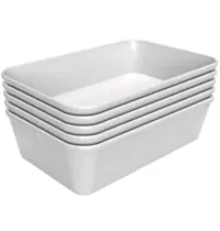 Bartscher Schalen | Melamine | Wit | 5 Stuks | 190x300x80(h)mm 
