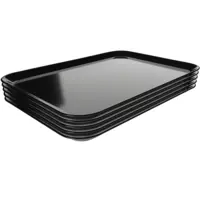 Bartscher Schalen | Melamine | Zwart | 5 Stuks | 240x350x17(h)mm 