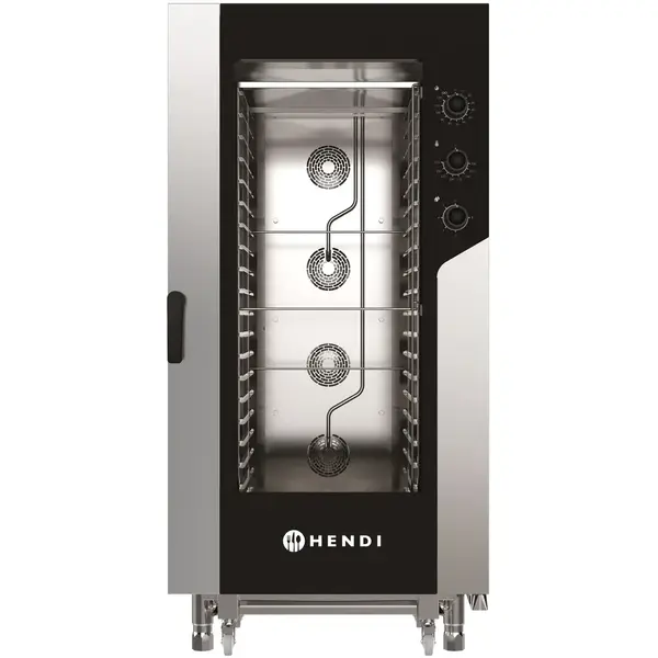 Hetelucht-/Stoomoven | CONTROL | 20 Niveaus (1/1 GN) | Elektrisch | 100°C/270°C | 31kW (400V) | Bevochtiging (Automatisch) | 930x1041x1900(h)mm