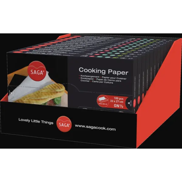 Bakpapier | Papier | 1/2 GN | 1200 Stuks | 330x270mm