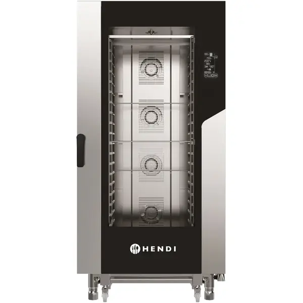 Hetelucht-/Stoomoven | CONTACT | 20 Niveaus (1/1 GN) | Elektrisch | 30°C/270°C | 31kW (400V) | Bevochtiging (Automatisch) | Touchscreen | 930x1035x1900(h)mm