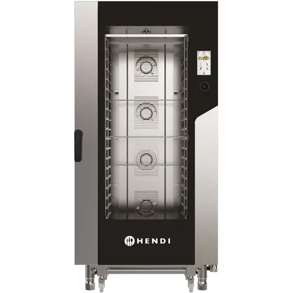 Hetelucht-/Stoomoven | TOUCH | 20 Niveaus (1/1 GN) | Elektrisch | 30°C/270°C | 31kW (400V) | Bevochtiging (Automatisch) | Zelfreiniging | Touchscreen | WiFi | 930x1035x900(h)mm