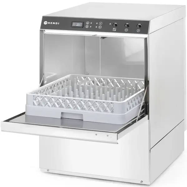 Horeca Vaatwasser | BudgetLine | Mand 500x500 | Afvoerpomp | Zeeppomp | Naglanspomp | 230V/400V | 565x605x830(h)mm