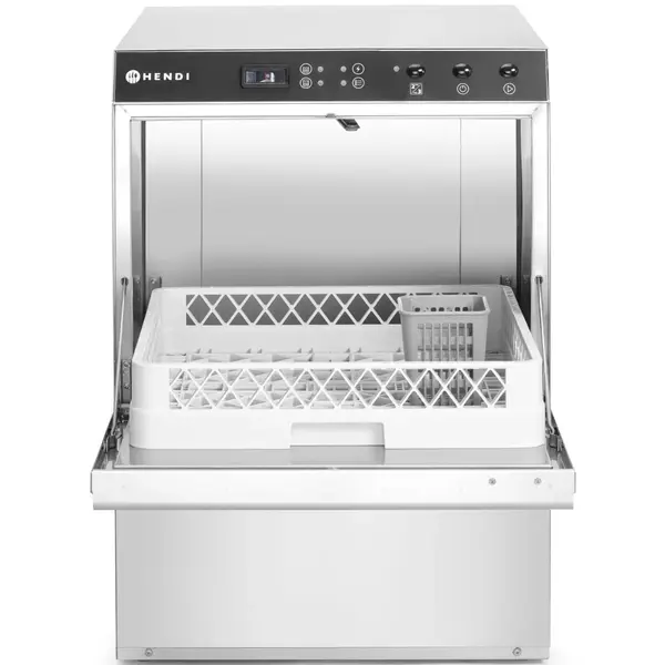 Horeca Vaatwasser | BudgetLine | Mand 500x500 | Afvoerpomp | Zeeppomp | Naglanspomp | 230V/400V | 565x605x830(h)mm