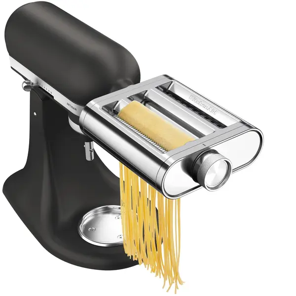 Pasta-Opzetstuk | RVS | Voor Kitchenaid Planeetmengers | Spaghetti /Pastavellen/Fettuccine | 264x61x165(h)mm
