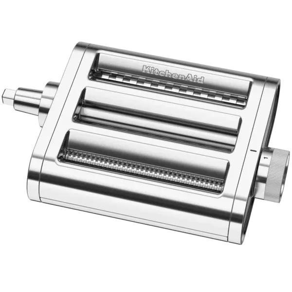 Pasta-Opzetstuk | RVS | Voor Kitchenaid Planeetmengers | Spaghetti /Pastavellen/Fettuccine | 264x61x165(h)mm