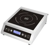 Diverso by Diamond Inductiekookplaat | 1 Kookpunt (Ø260) | 60°C/240°C | 3.5kW (230V) | Timer | 340x432x125(h)mm 