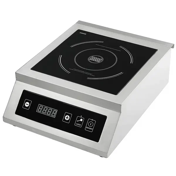 Inductiekookplaat | 1 Kookpunt (Ø305) | 5kW (400V) | 398x515x168(h)mm