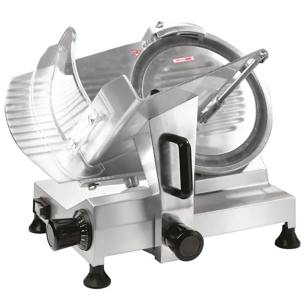 Vleessnijmachine | Mes Ø300mm | Capaciteit 165x250/Ø220mm | Snijdikte 0-15mm | Riemaandrijving | 0.25kW (230V) | 577x466x430(h)mm