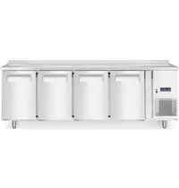 Arktic by HENDI Koelwerkbank | ProfiLine | 560L | 4 Deuren (1/1 GN) | -2°C/+8°C | Geforceerd | Achteropstand | 2230x700x839/879(h)mm
