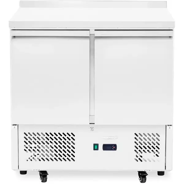 Koelwerkbank | KitchenLine | Energiezuinig | 300L | 2 Deuren (1/1 GN) | -2°C/+8°C | Geforceerd | Achteropstand | 900x700x908(h)mm