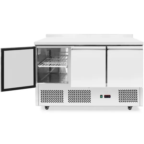 Koelwerkbank | KitchenLine | Energiezuinig | 380L | 3 Deuren (1/1 GN) | -2°C/+8°C | Geforceerd | Achteropstand | 1365x700x908(h)mm