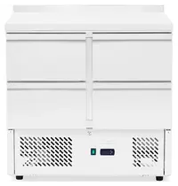 Arktic by HENDI Koelwerkbank | 300L | 4 Laden | 0°C/+8°C | Statisch + Ventilator | Achteropstand | 900x700x908(h)mm