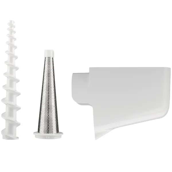 Zeef-/pureerinrichting | Kunststof | Wit | Voor kitchenAid | 260x95x160(h)mm
