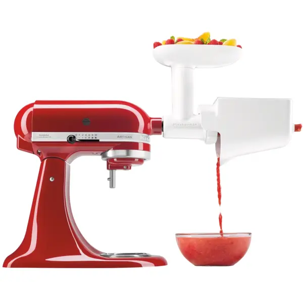 Zeef-/pureerinrichting | Kunststof | Wit | Voor kitchenAid | 260x95x160(h)mm