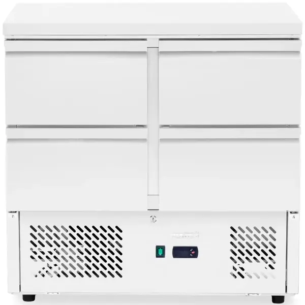 Koelwerkbank | 300L | 4 Laden | 0°C/+8°C | Statisch + Ventilator | 900x700x868(h)mm