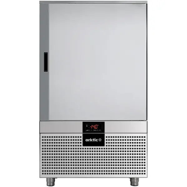 Blastchiller | 10 Niveaus (EN/GN) | Max. 30kg (Koelen) / 18kg (Vriezen) | 2.53kW (230V) | 800x730x1357(h)mm