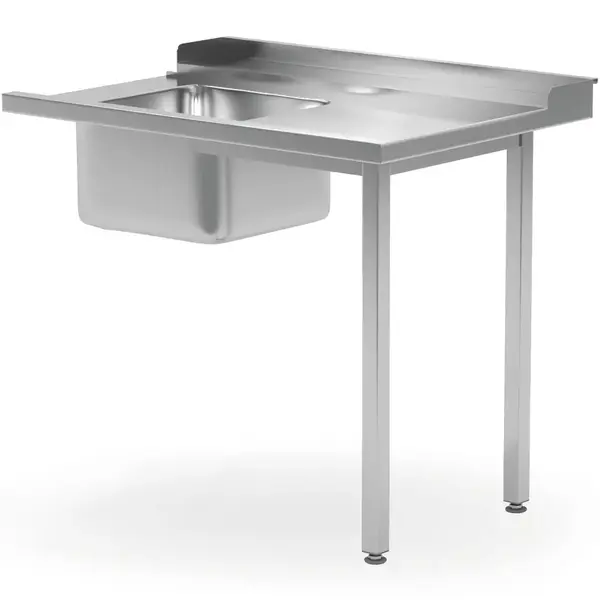 Aanvoertafel (Links) | RVS | 1 Spoelbak (Midden) | Achteropstand | 1200x815x845/875(h)mm