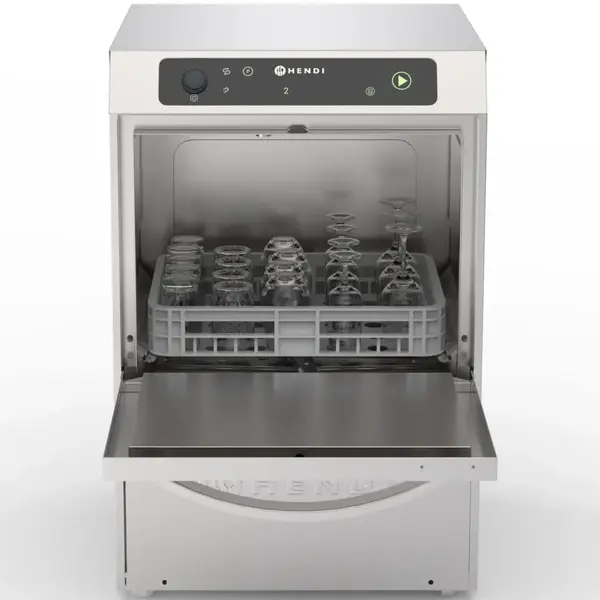 Glazenspoelmachine | ProfiLine | Mand 350x350 | Afvoerpomp | Zeeppomp | Naglanspomp | 230V | Dubbelwandig | 423x466x639(h)mm