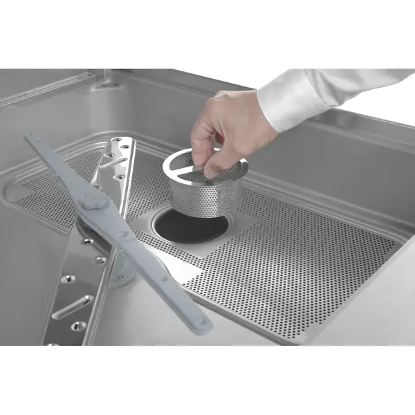 Doorschuifvaatwasser | ProfiLine | Mand 500x500 | Afvoerpomp | Zeeppomp | Naglanspomp | Breaktank | 400V | Dubbelwandig | 655x785x1500/1550(h)mm