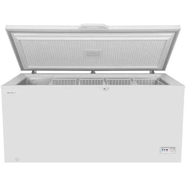 Vrieskist | Wit | 485L | -18°C/-23°C | Statisch | Kanteldeksel | Wielen | 1685x754x852(h)mm