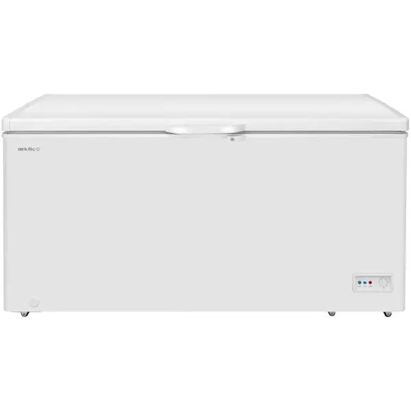 Vrieskist | Wit | 412L | -18°C/-23°C | Statisch | Kanteldeksel | Wielen | 1580x770x870(h)mm