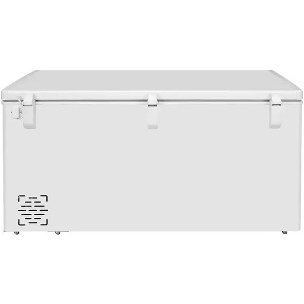 Vrieskist | Wit | 412L | -18°C/-23°C | Statisch | Kanteldeksel | Wielen | 1580x770x870(h)mm