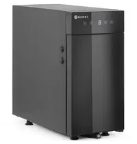 HENDI Melkkoeler | ProfiLine | Energiezuinig | 9L | Zwart | 0°C/+8°C | Statisch + Ventilator | 220x450x455(h)mm 