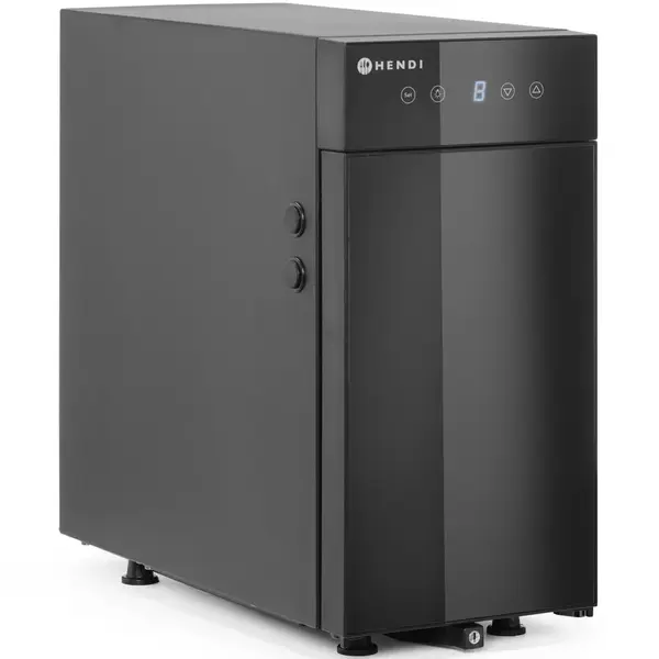 Melkkoeler | ProfiLine | Energiezuinig | 9L | Zwart | 0°C/+8°C | Statisch + Ventilator | 220x450x455(h)mm